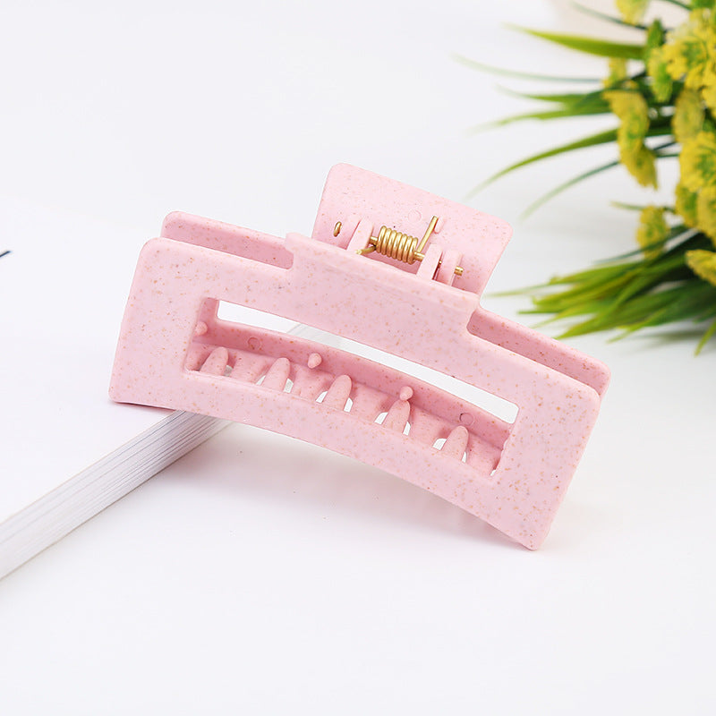 Wholesale Large Square Cutout Resin Hair Clips