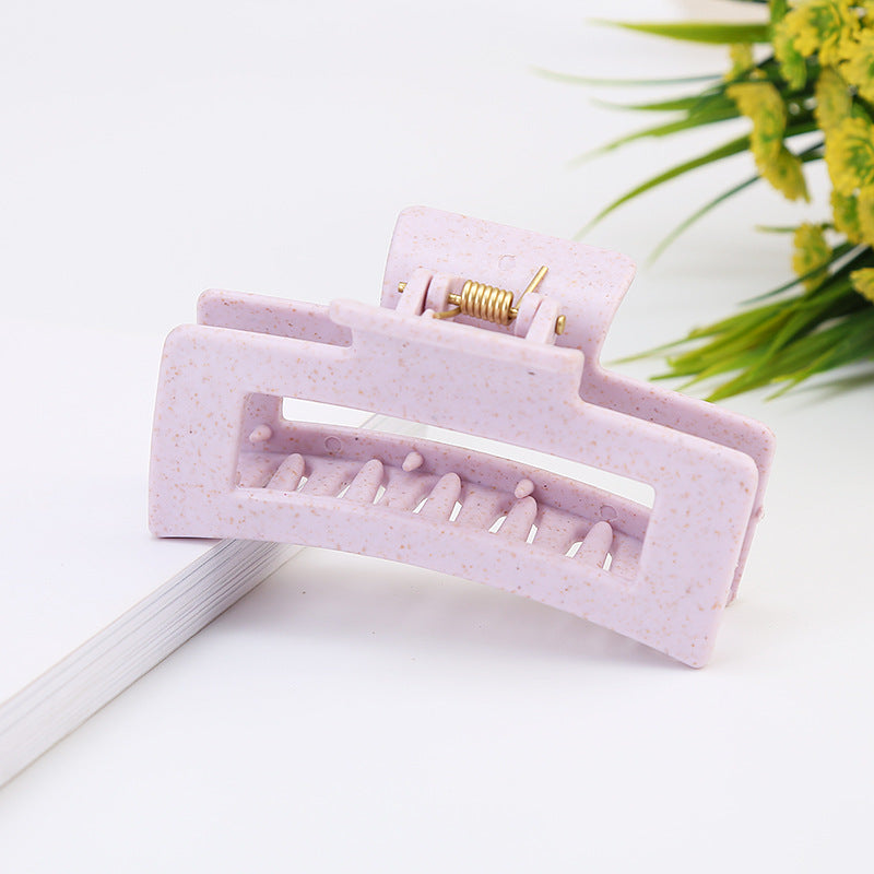 Wholesale Large Square Cutout Resin Hair Clips