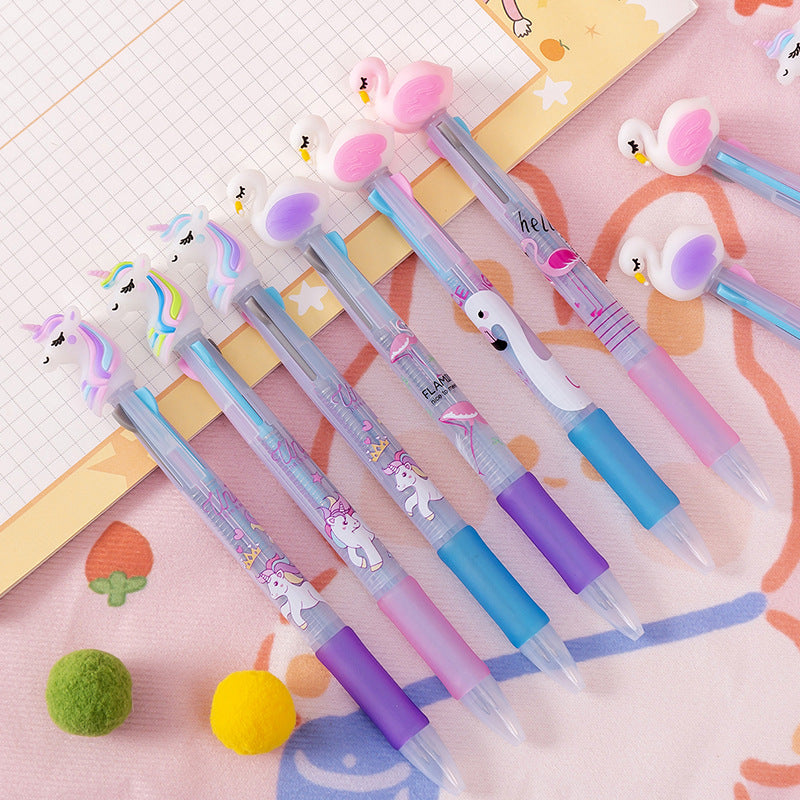 Wholesale Plastic Cartoon Multicolor Ballpoint Pen