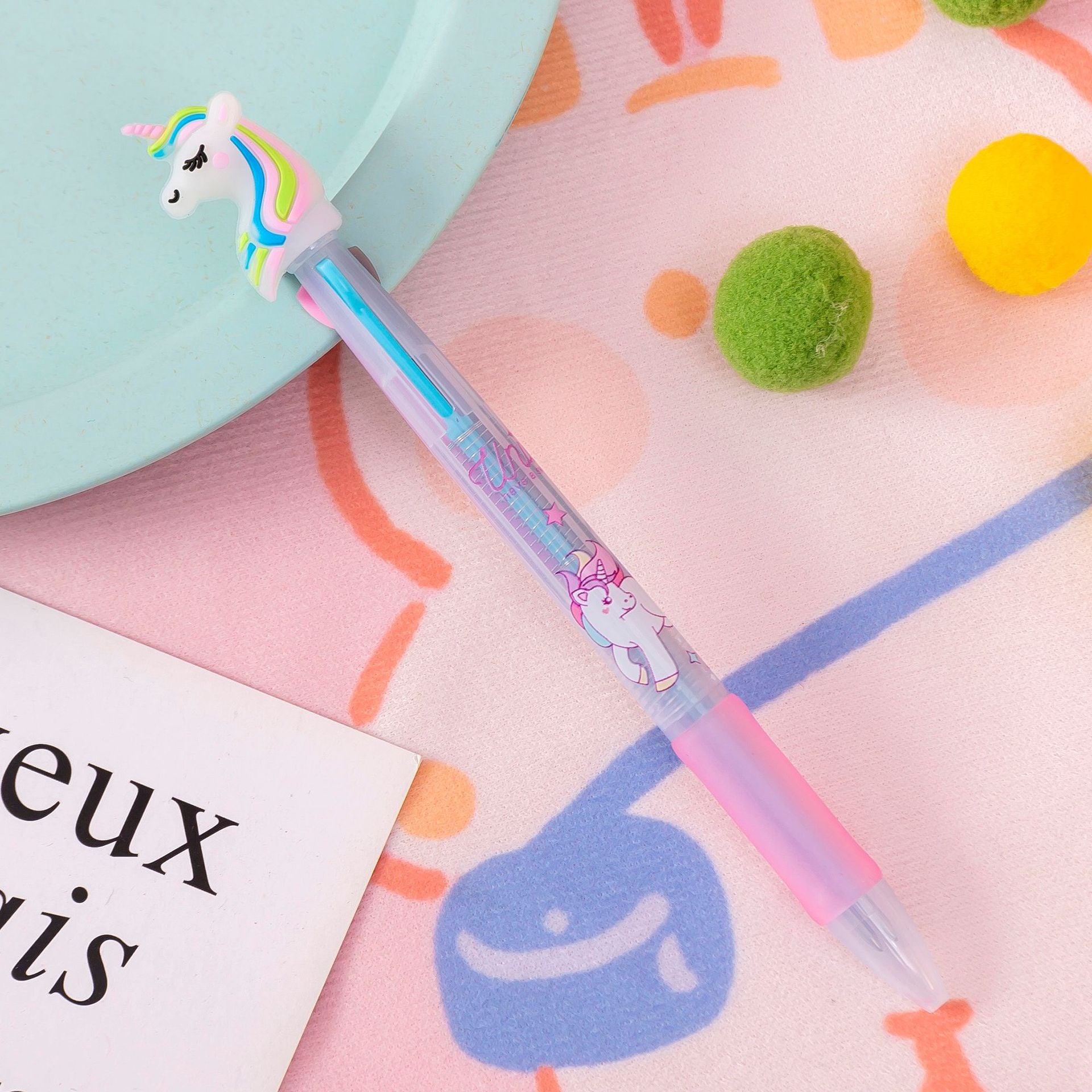 Wholesale Plastic Cartoon Multicolor Ballpoint Pen