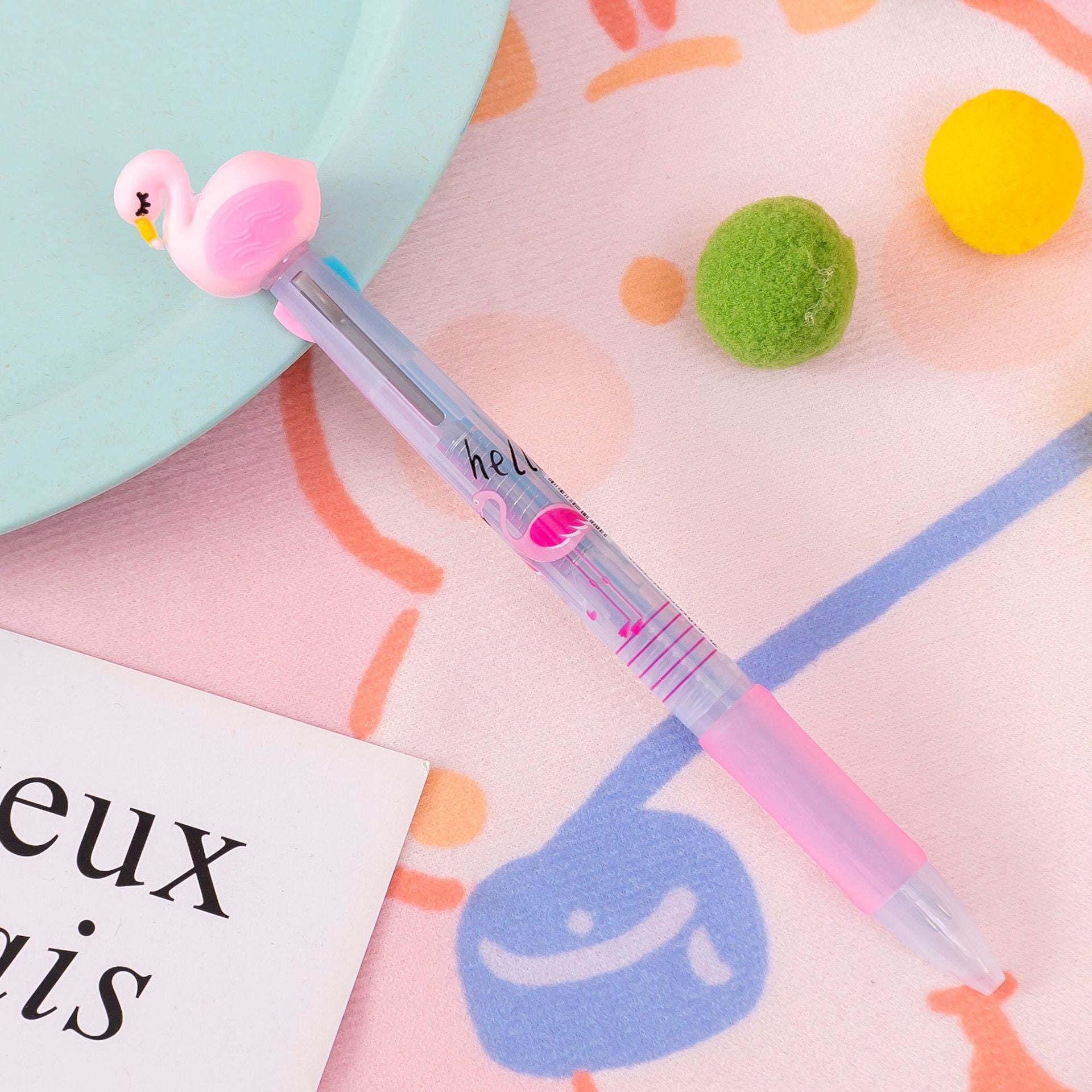 Wholesale Plastic Cartoon Multicolor Ballpoint Pen