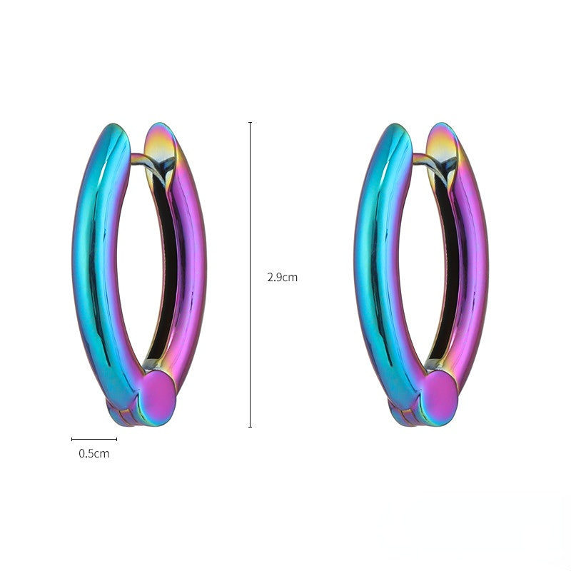 Wholesale Iridescent Metallic Copper Earrings