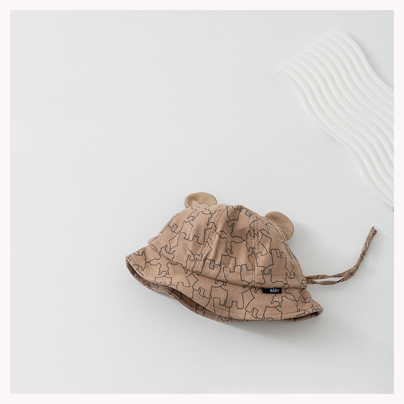 Wholesale Cotton Children's Sunscreen Adjustable Fisherman Hat