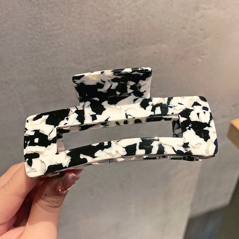 Wholesale Cow Patterned Butterfly Acrylic Hair Clips