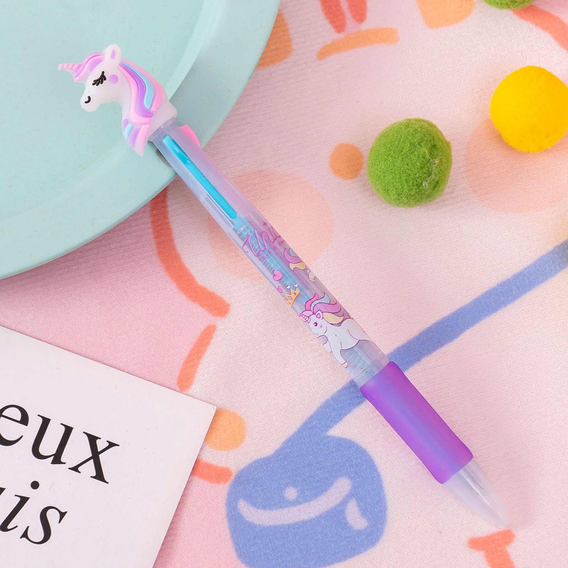 Wholesale Plastic Cartoon Multicolor Ballpoint Pen