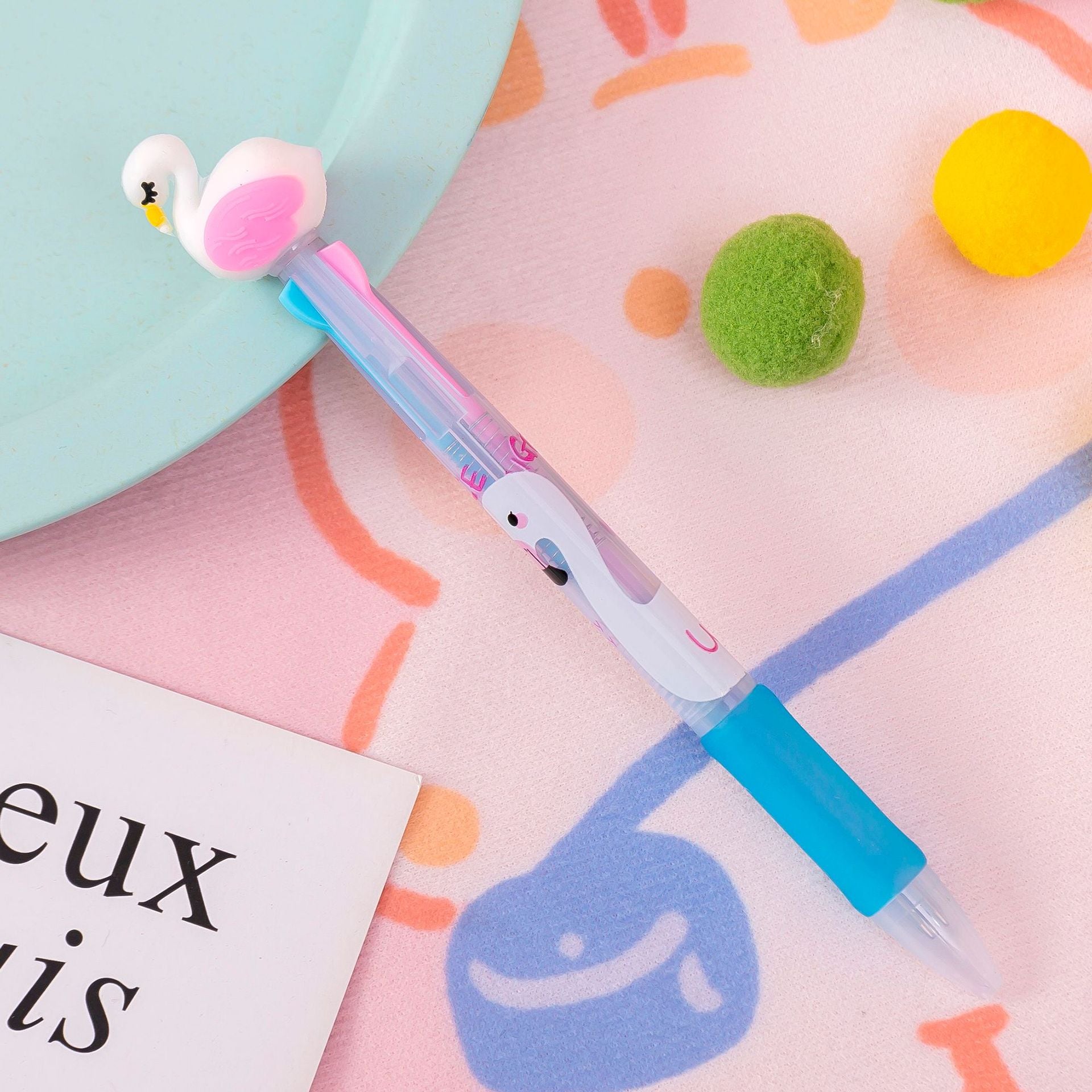 Wholesale Plastic Cartoon Multicolor Ballpoint Pen