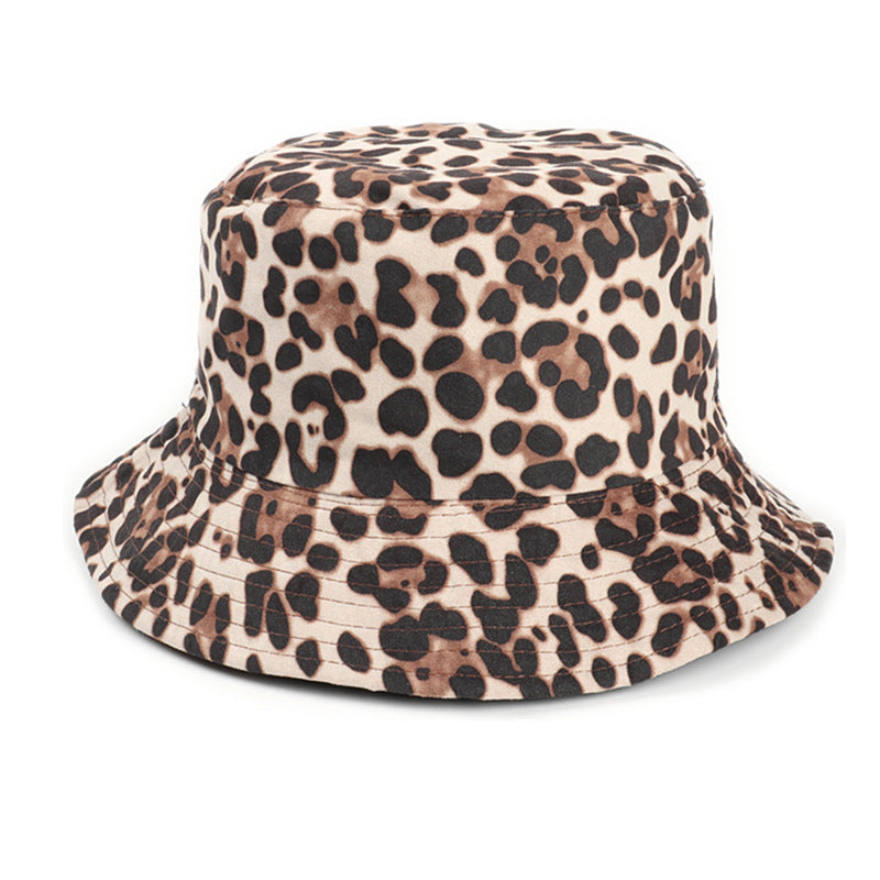 Wholesale Suede Leopard Bucket Hat