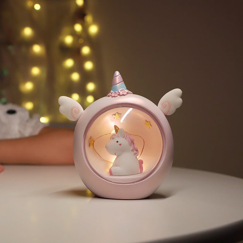 Luz De Noche De Unicornio De Resina al por mayor