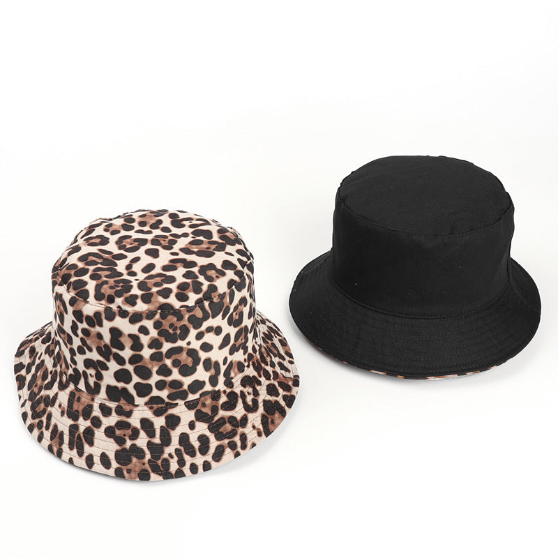 Wholesale Suede Leopard Bucket Hat