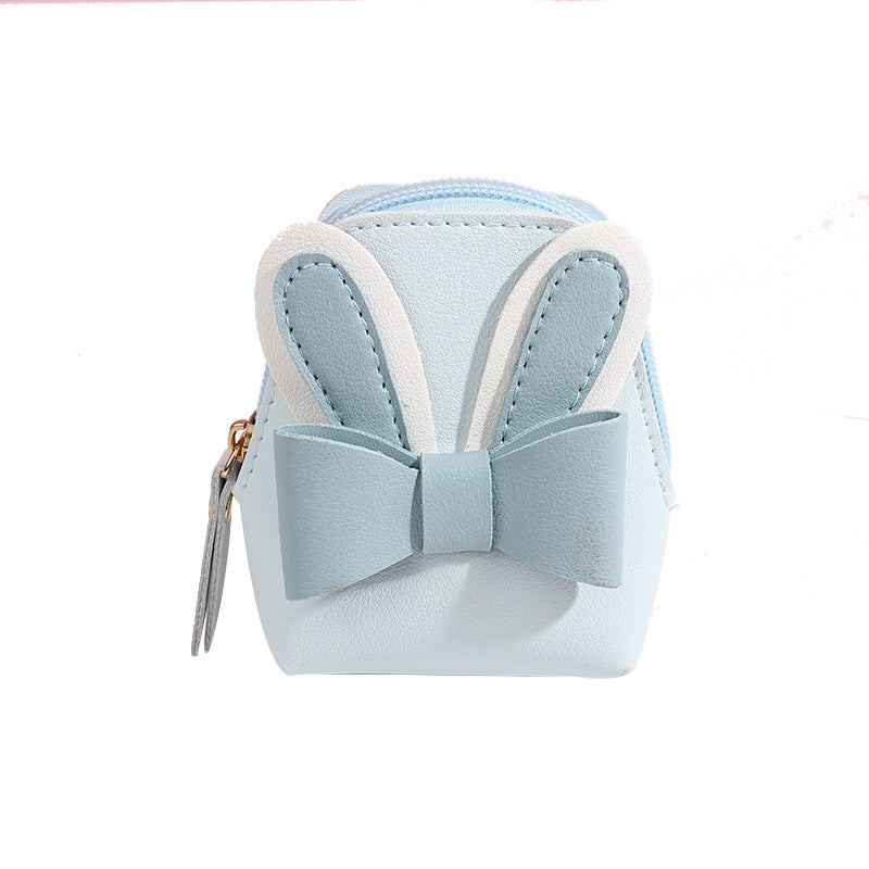 Wholesale Pu Leather Rabbit Ears Bowknot Coin Purse