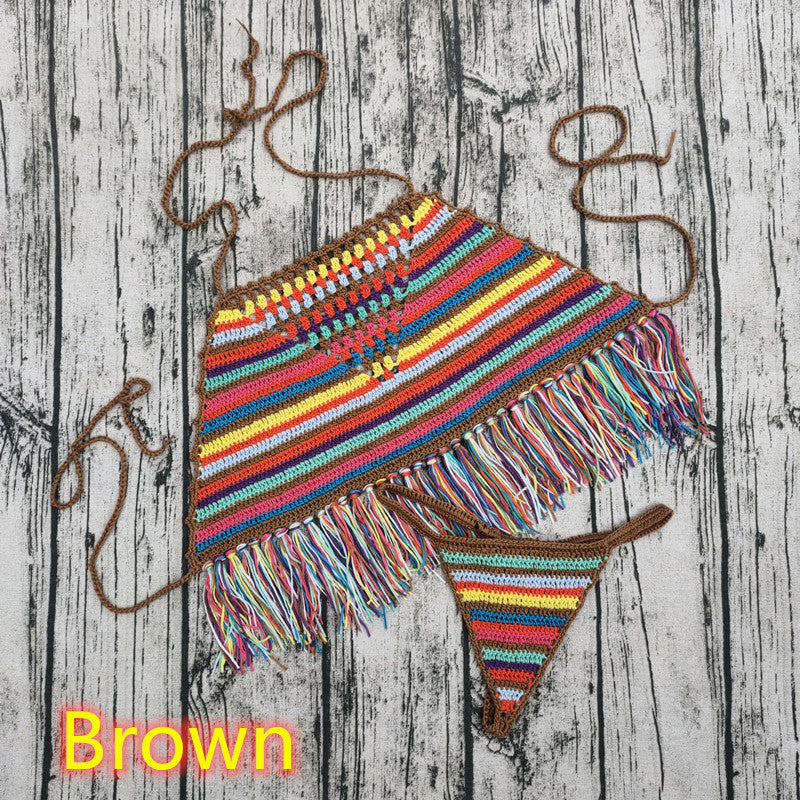 Wholesale Handmade Crochet Bikini Polyester Swimwear