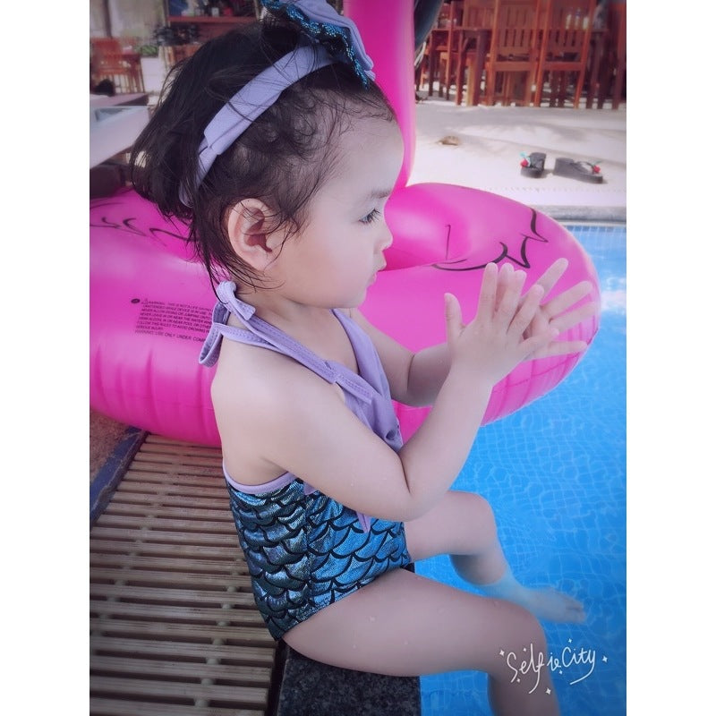 Wholesale One Piece Quick Dry Kids Nylon Swimwear