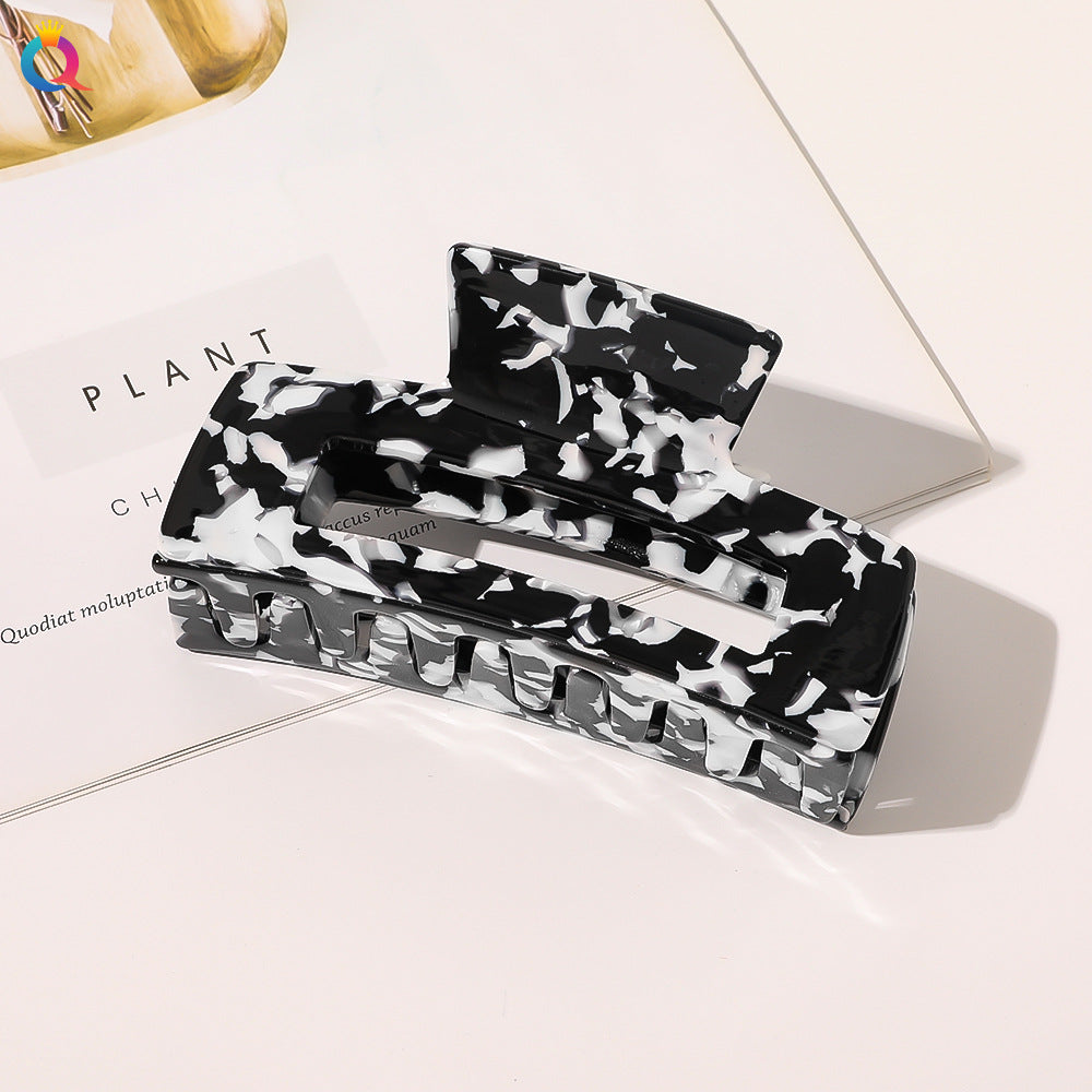 Wholesale Vintage Black and White Butterfly Acetate Hair Clips