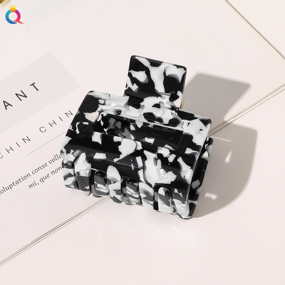 Wholesale Vintage Black and White Butterfly Acetate Hair Clips