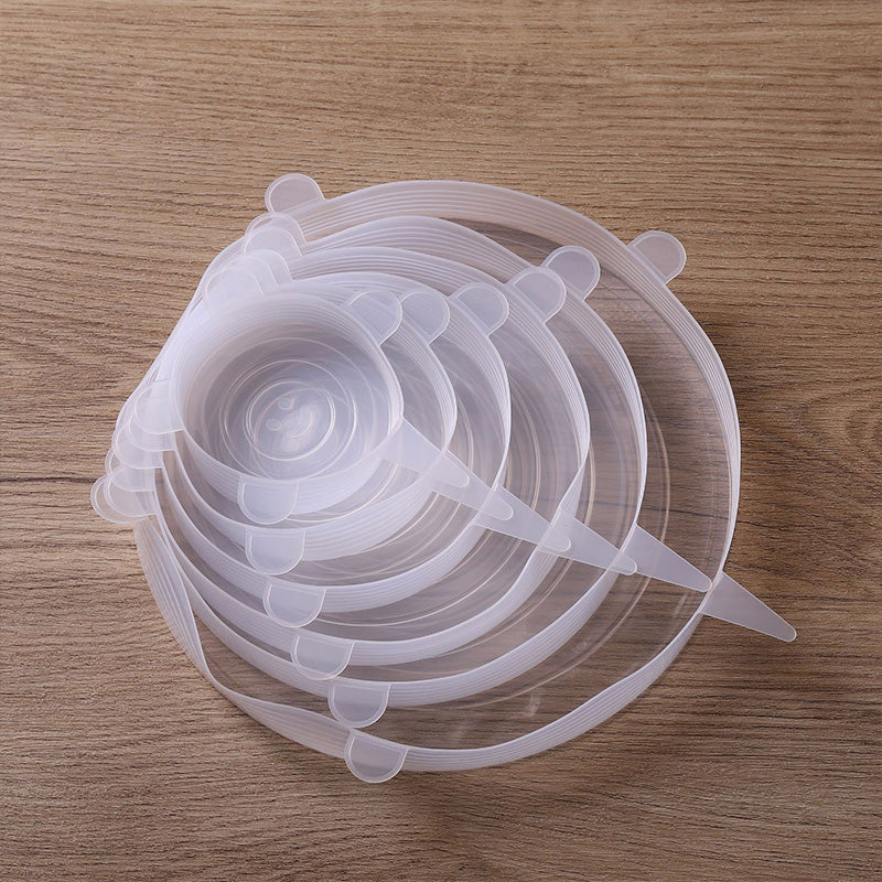 Wholesale Silicone Fresh-keeping Bowl Multifunctional Set of 6 OLY-KW-YiC001