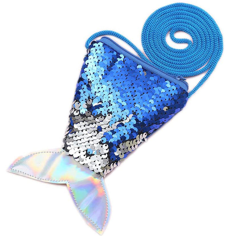 Wholesale Polyester Kids Mermaid Sequin Small Wallet