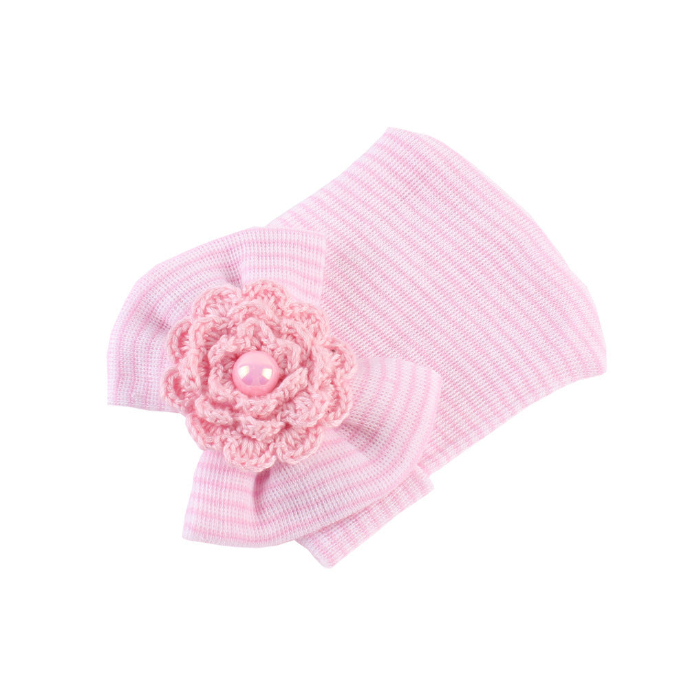 Wholesale Baby Cotton Flower Hat