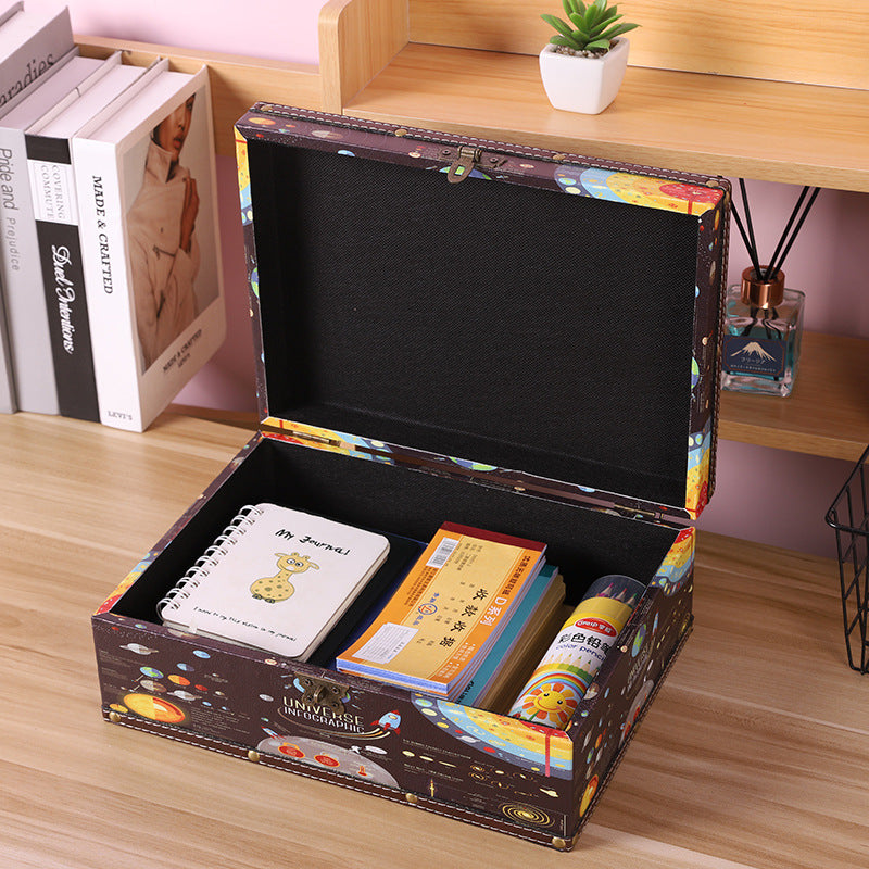 Wholesale European Style Wooden Storage Box with Lock