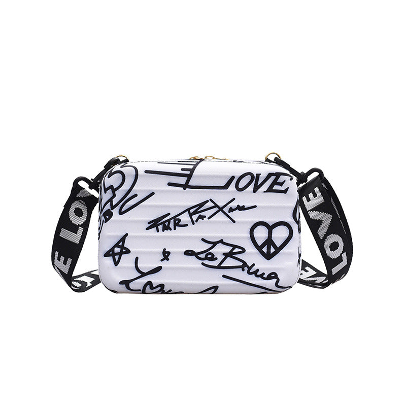 La bolsa de mensajero de hombro de equipaje pequeño de cáscara dura de PU al por mayor