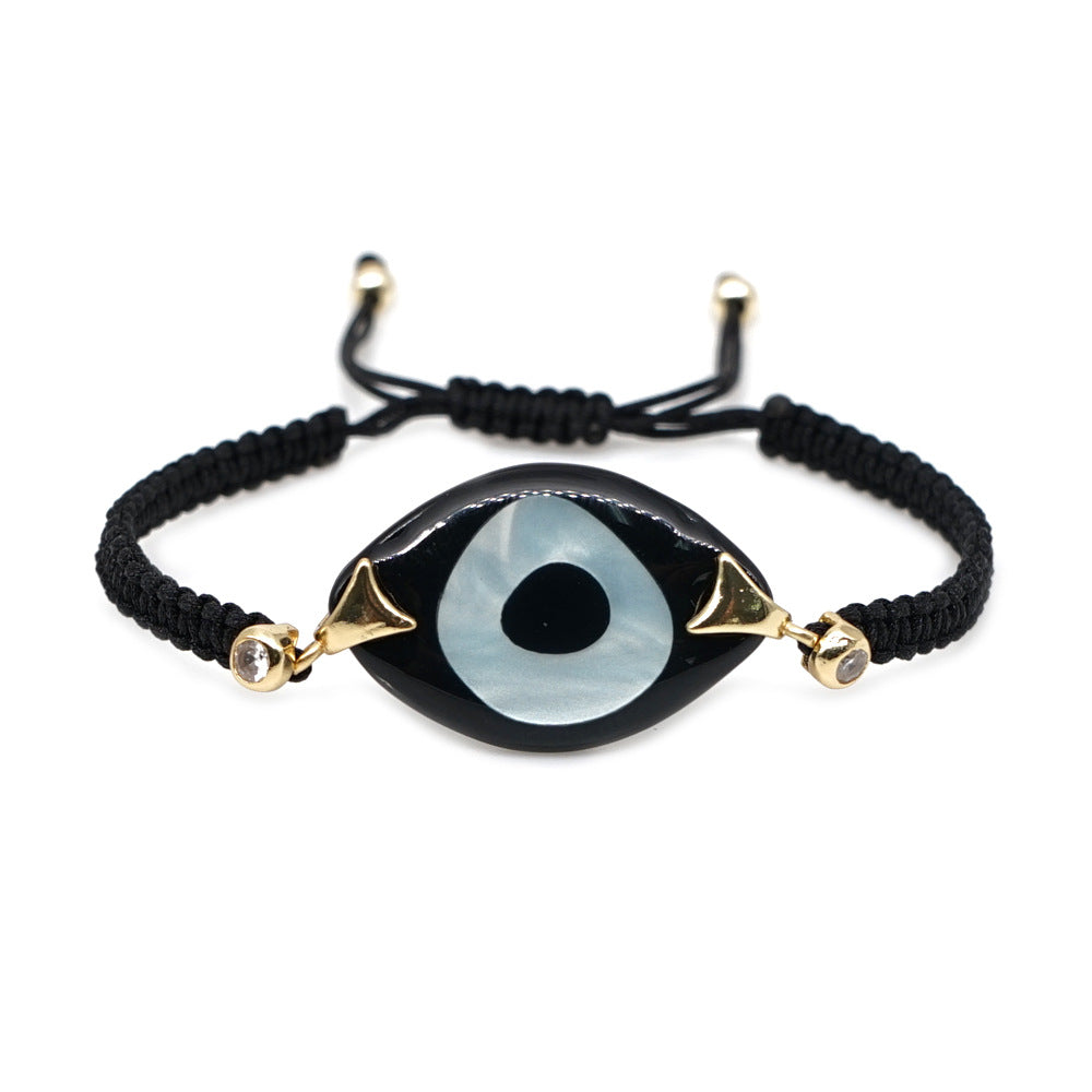 Wholesale Bohemian Ethnic Evil Eye Glass Bracelet