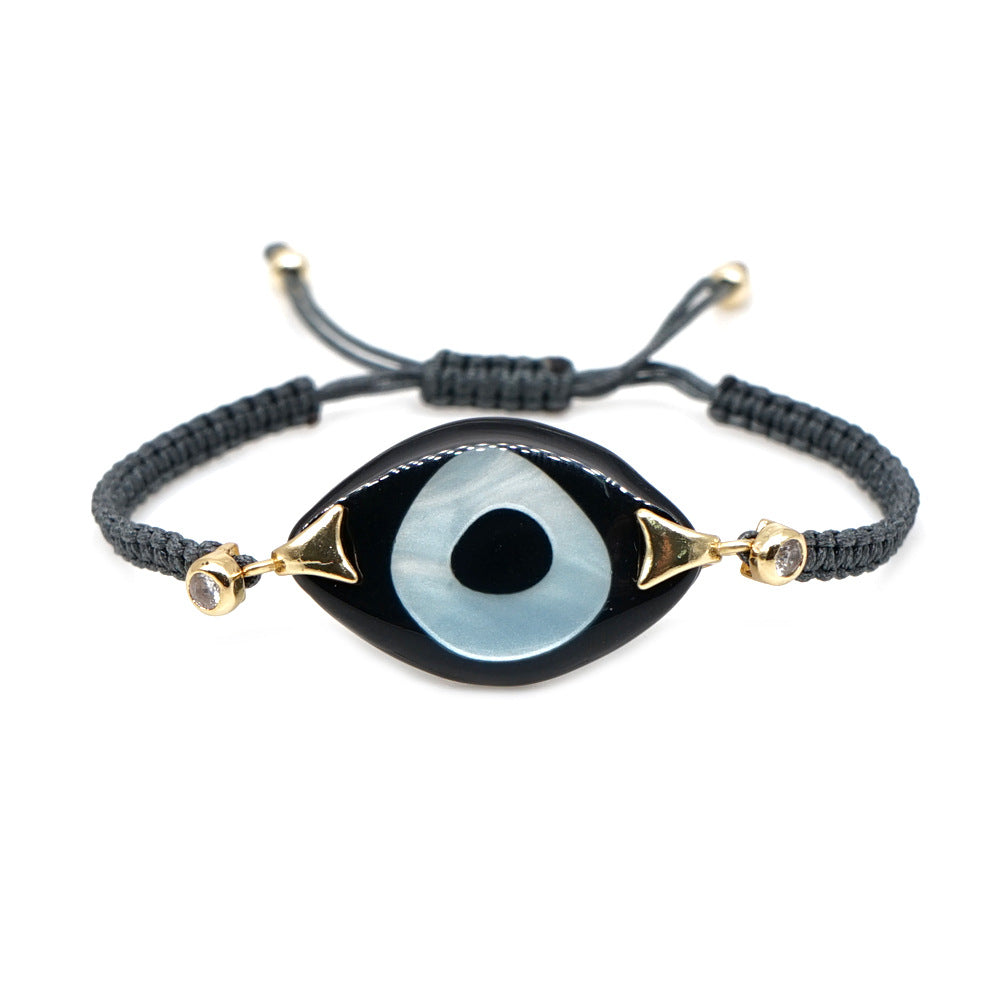 Wholesale Bohemian Ethnic Evil Eye Glass Bracelet