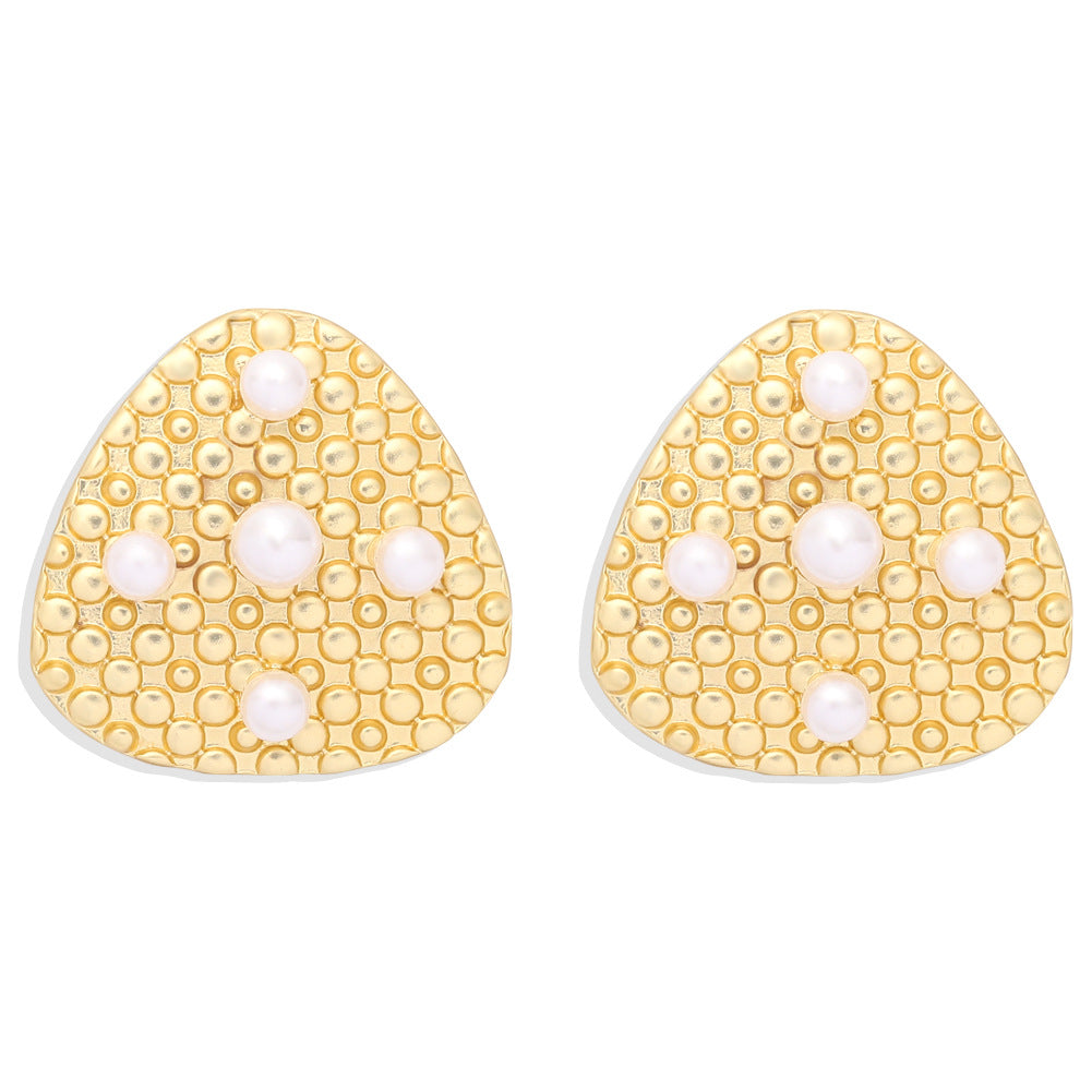 Wholesale Pearl Star Alloy Earrings