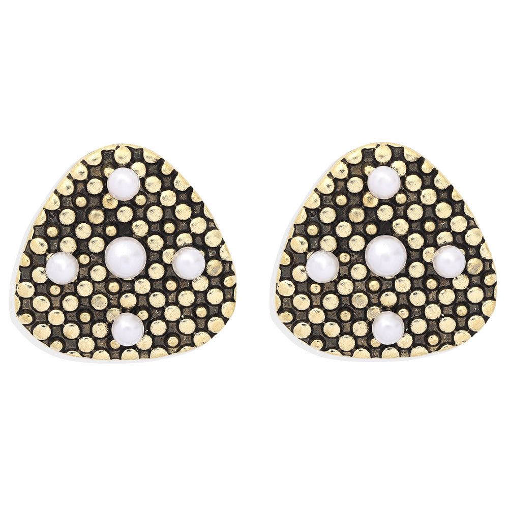 Wholesale Pearl Star Alloy Earrings