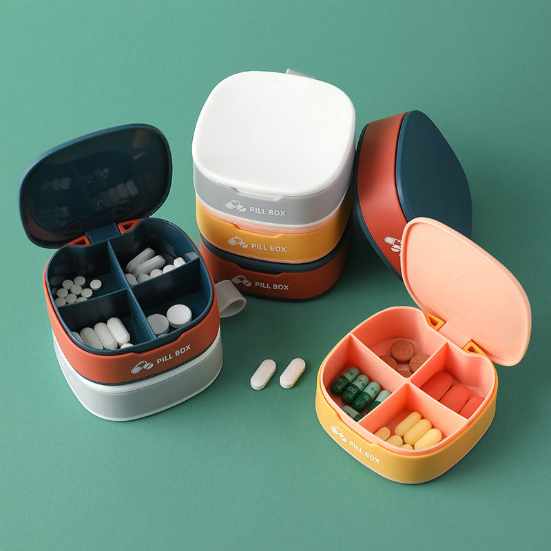 Wholesale Mini Dispensing Silicone Medicine Storage Box