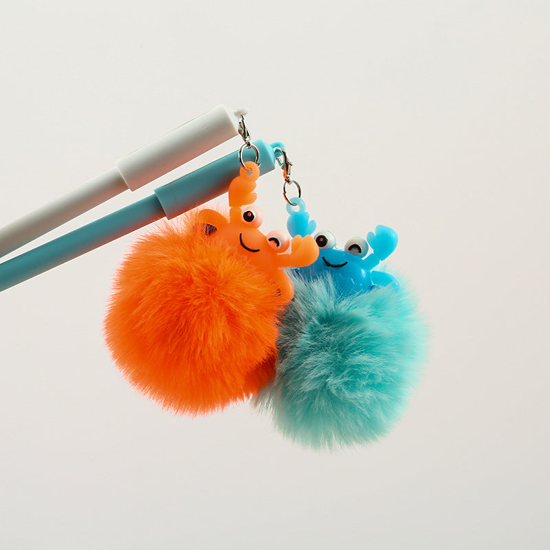 Wholesale Plastic Crab Plush Ballpoint Pen