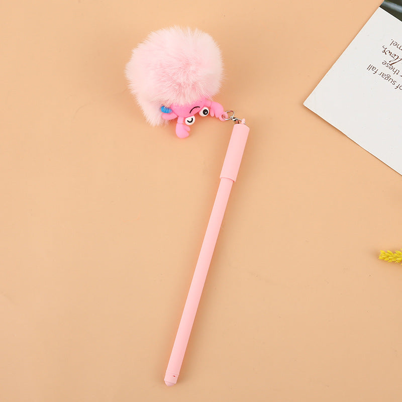 Wholesale Plastic Crab Plush Ballpoint Pen