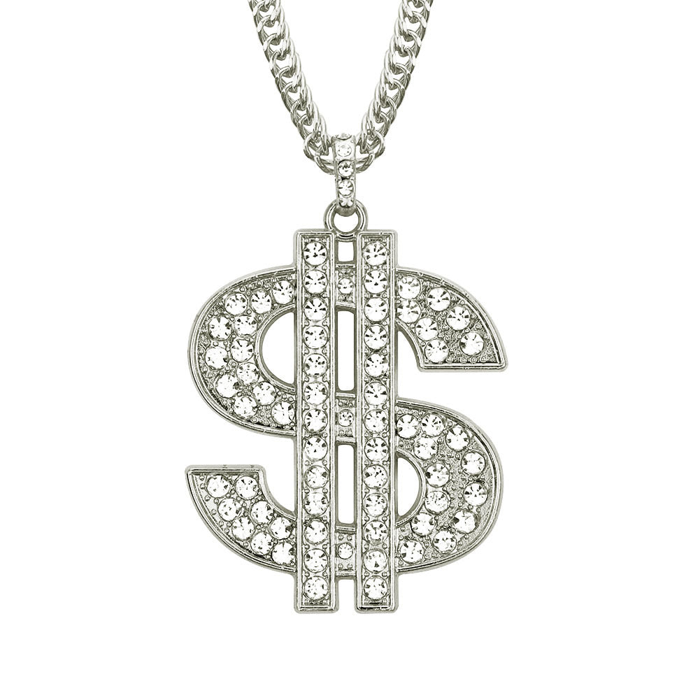 Wholesale US Dollar Gold Pendant Alloy Necklace