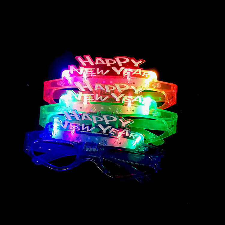 Wholesale PS New Year Luminous Glasses Toys
