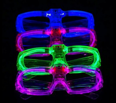 Wholesale PS New Year Luminous Glasses Toys