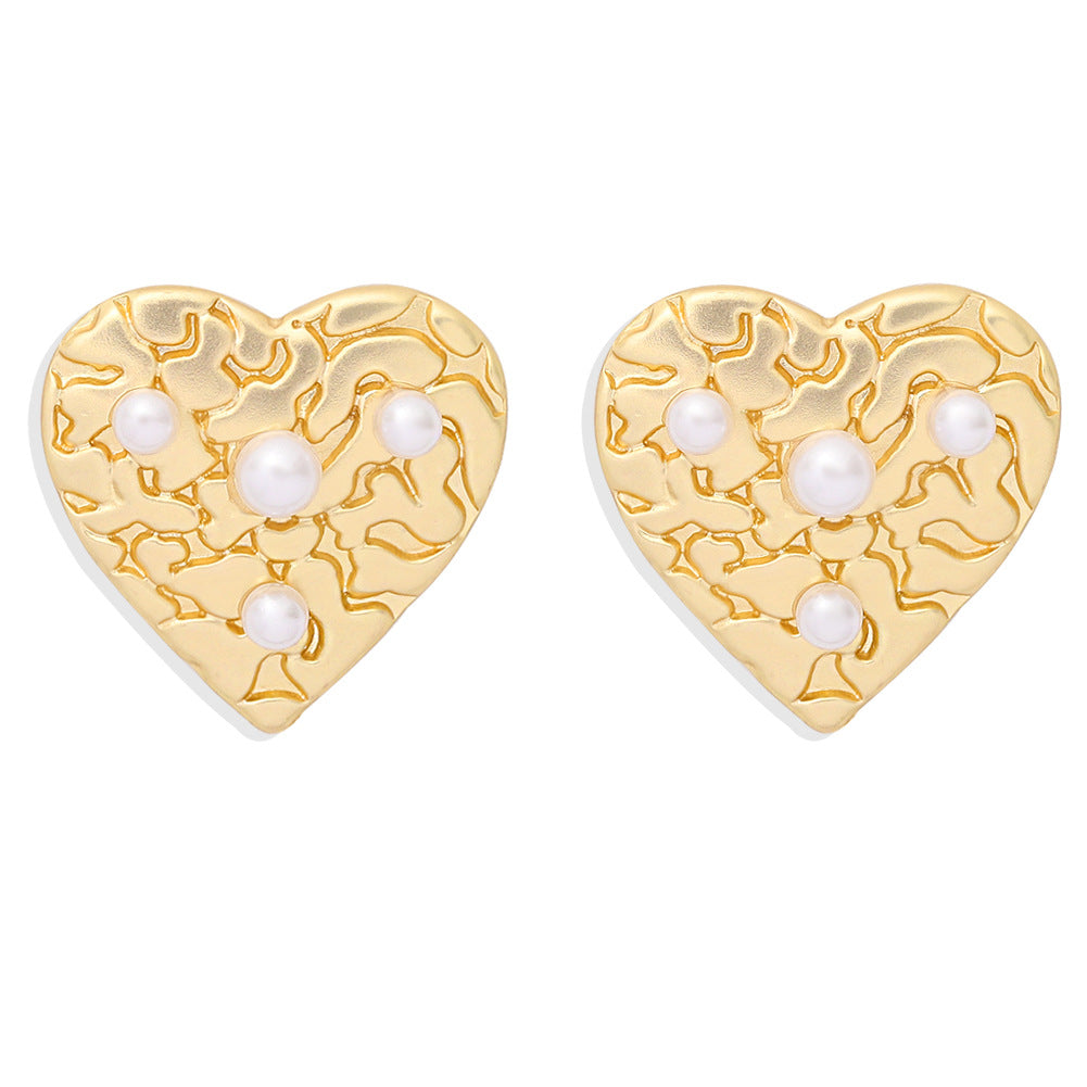 Wholesale Pearl Star Alloy Earrings