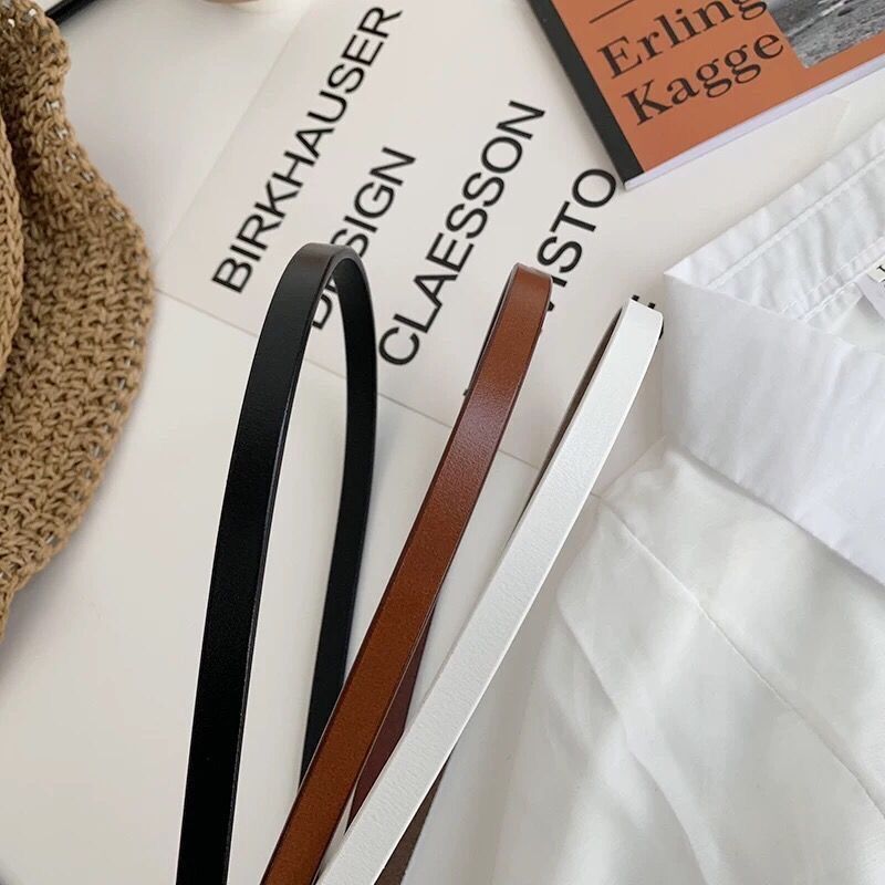 Wholesale Alloy Suit Fine Leather Versatile Knotted Decorative Ladies Belt