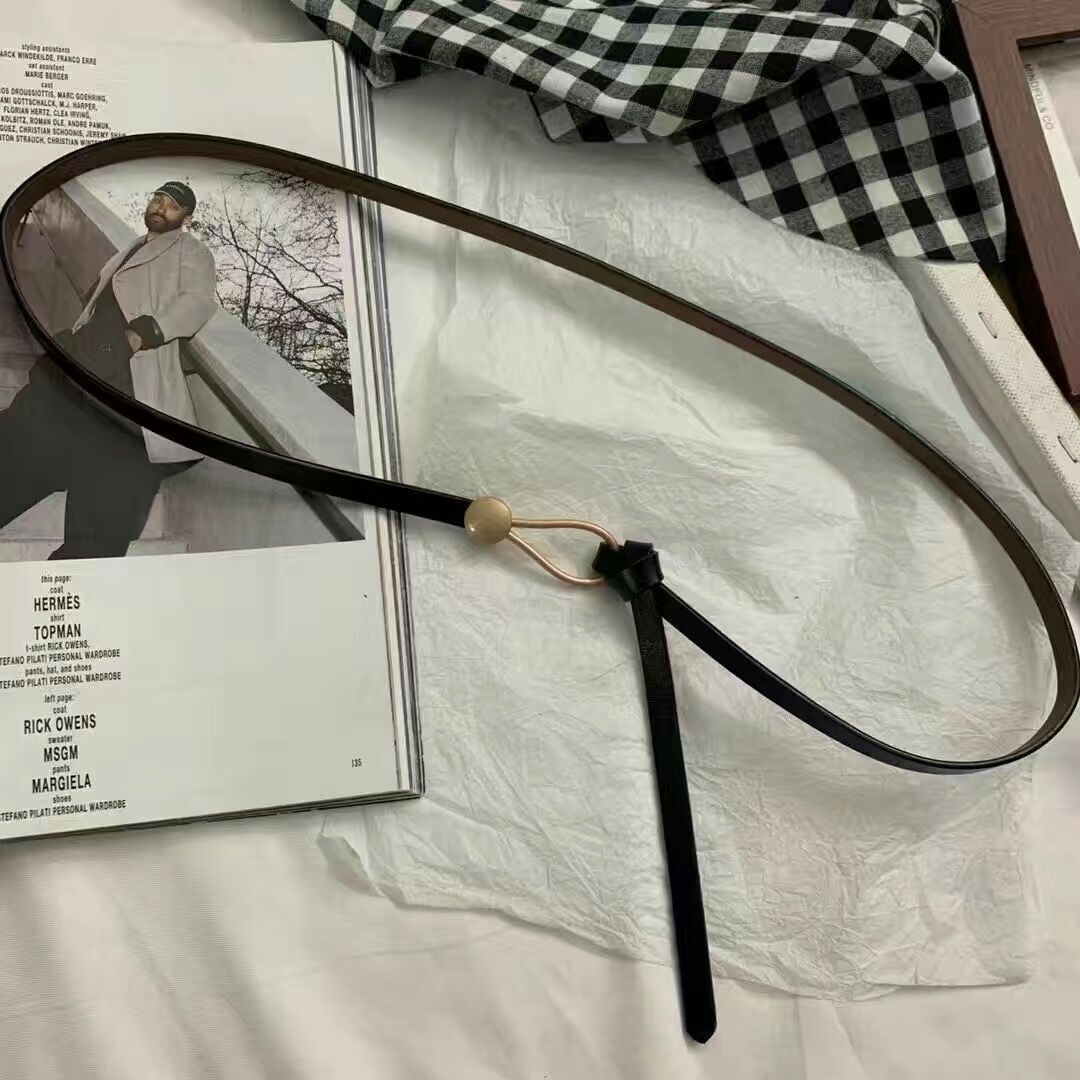 Wholesale Alloy Suit Fine Leather Versatile Knotted Decorative Ladies Belt