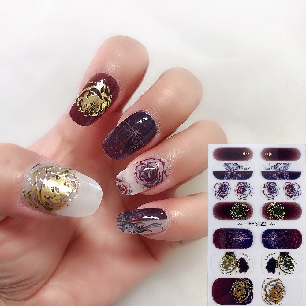 Pegatinas de uñas oscuras de dibujos animados de plástico de Halloween al por mayor