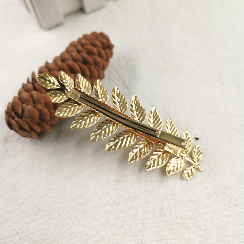 Wholesale Vintage Leaf Alloy Hair Clips