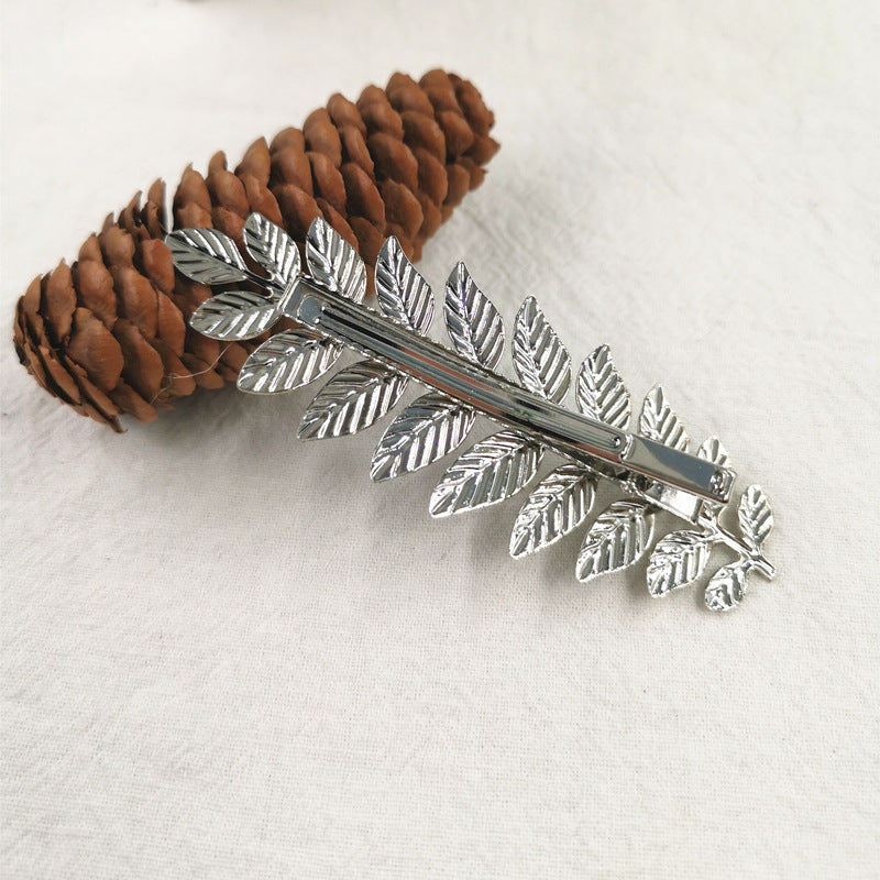 Wholesale Vintage Leaf Alloy Hair Clips