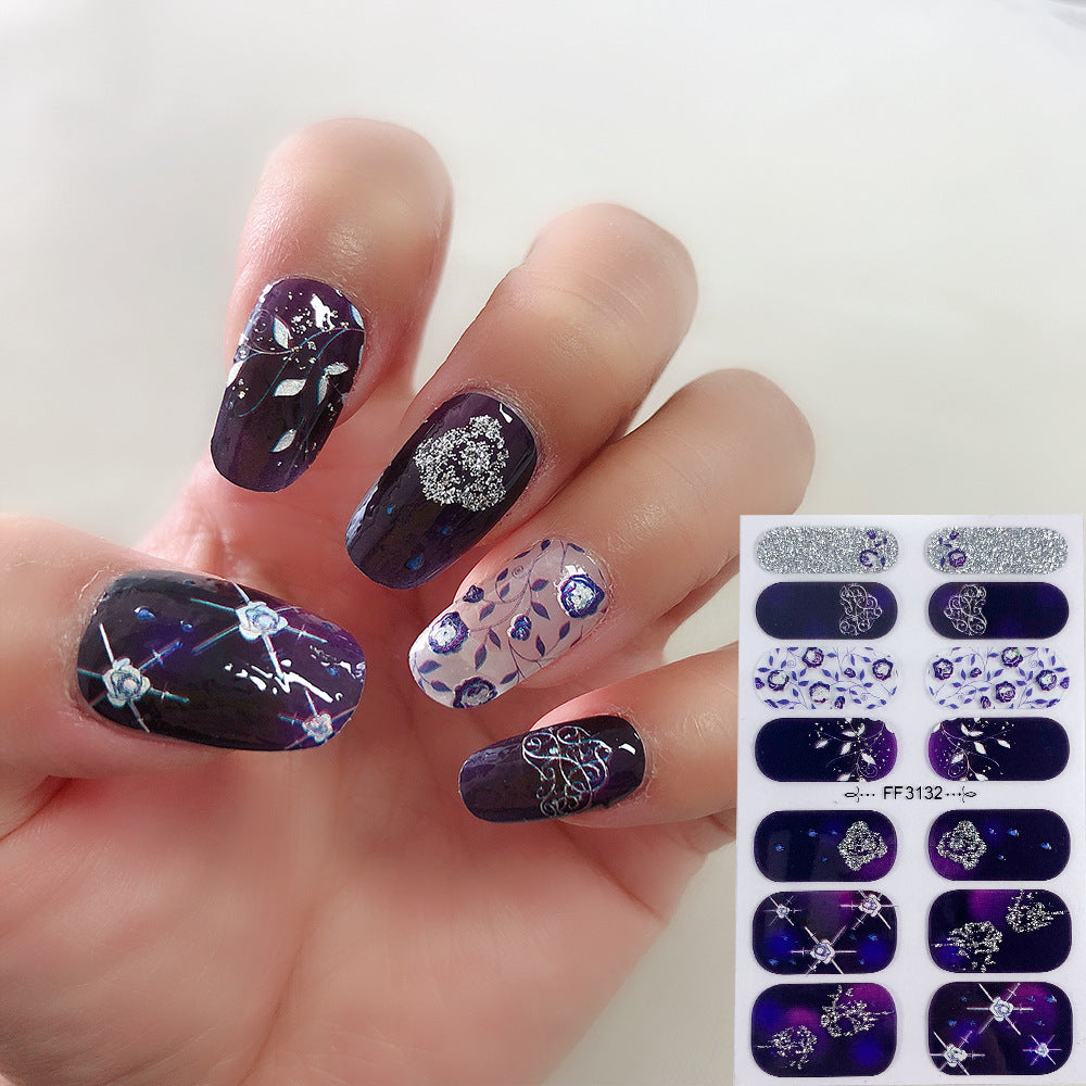 Pegatinas de uñas oscuras de dibujos animados de plástico de Halloween al por mayor