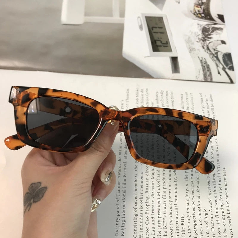 Wholesale Retro Small Square Frame PC Sunglasses