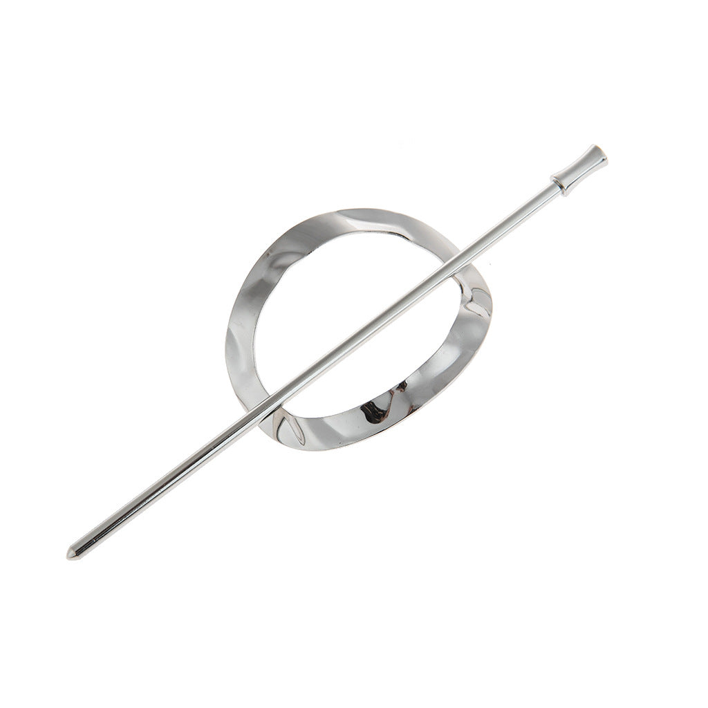 Wholesale Metal Hollowed Out Oval Hair Clips