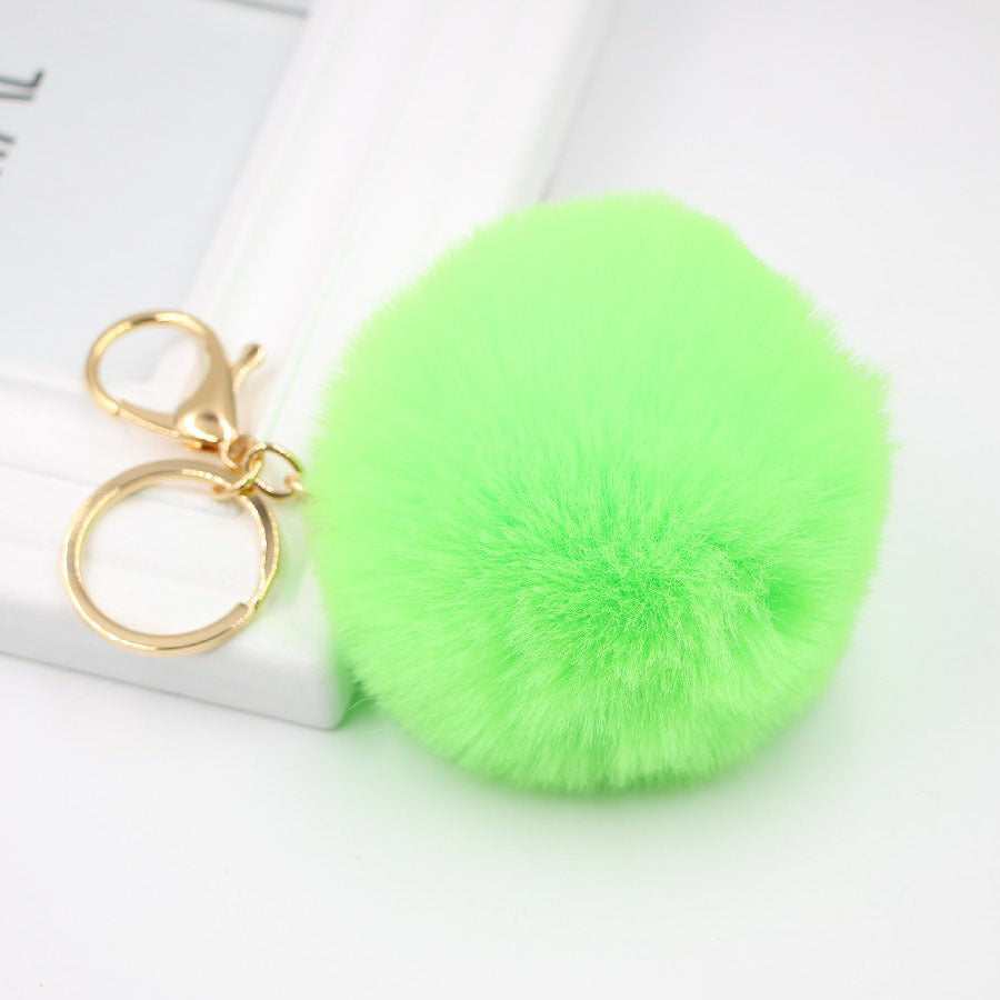 Wholesale Rabbit Fur Ball Keychain Plush