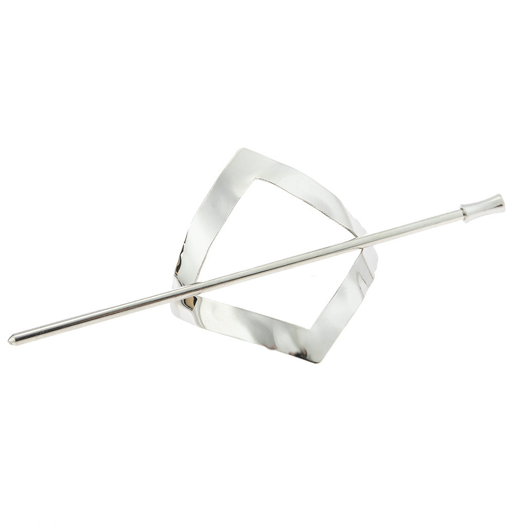 Wholesale Metal Hollowed Out Oval Hair Clips