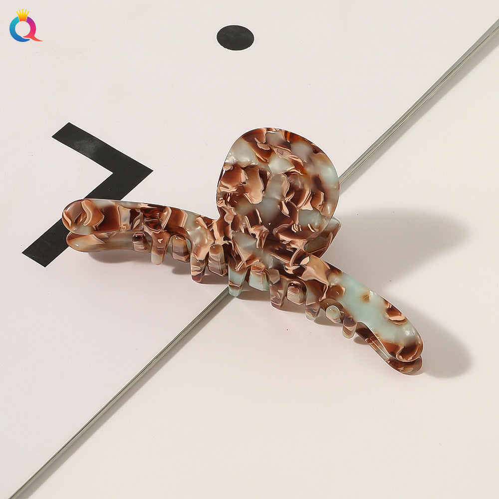 Wholesale Vintage Black and White Butterfly Acetate Hair Clips