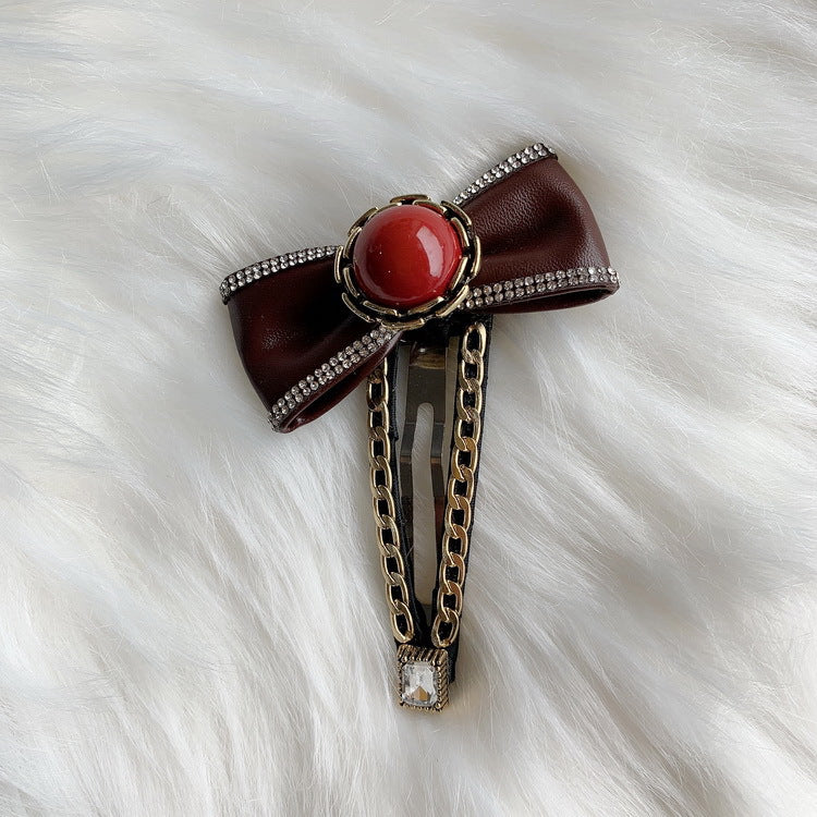 Wholesale Pearl Bow Hair Clips