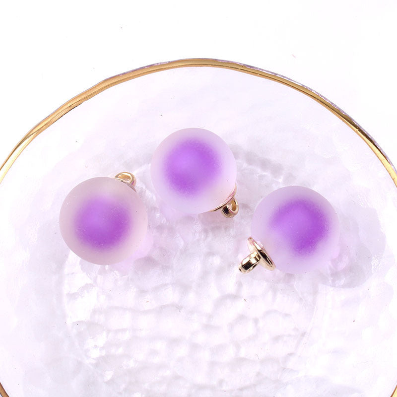 Al por mayor 30 piezas de 16 mm de 16 mm redondas de cuentas de acrílico esbelto