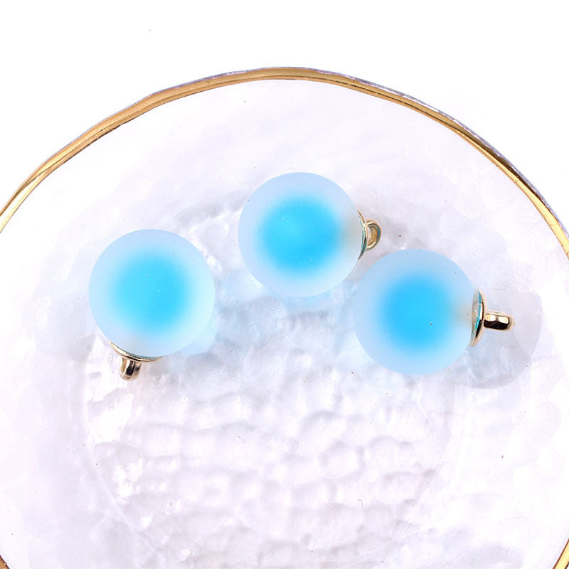 Al por mayor 30 piezas de 16 mm de 16 mm redondas de cuentas de acrílico esbelto