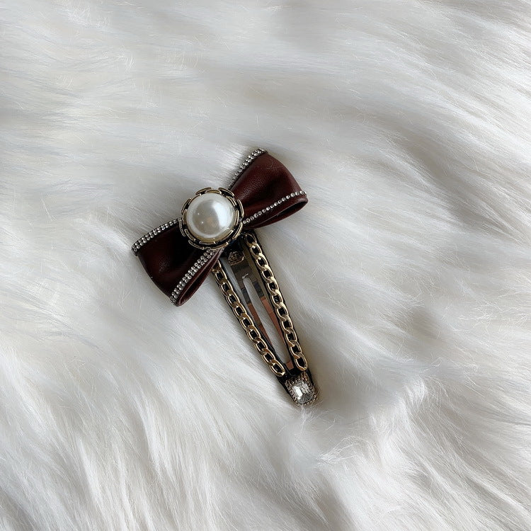 Wholesale Pearl Bow Hair Clips
