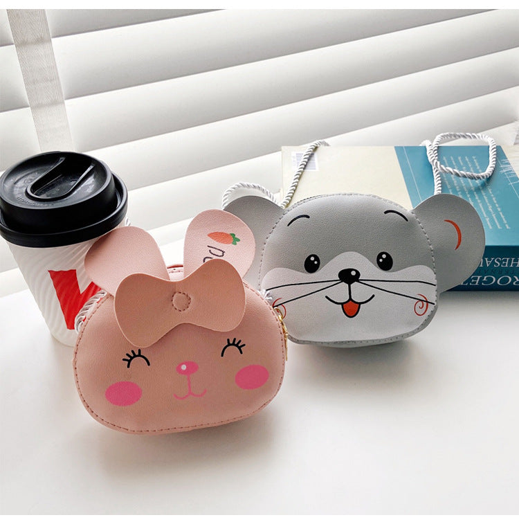 Bolsa de niños animales de dibujos animados de PU al por mayor